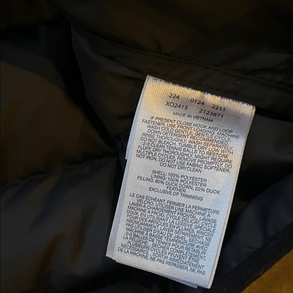 Men’s Columbia Midnight Black Down Puffer Jacket - Picture 4 of 5